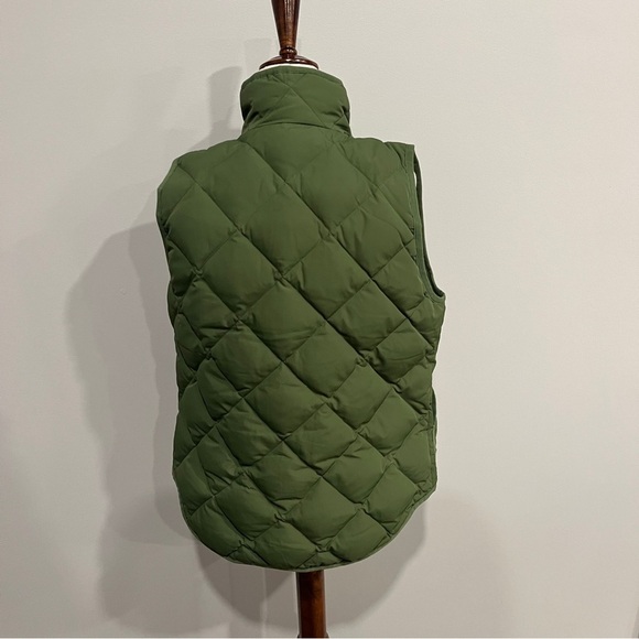 JCrew‎ Green Quilted Sleeveless Vest for Women XS - Picture 5 of 5